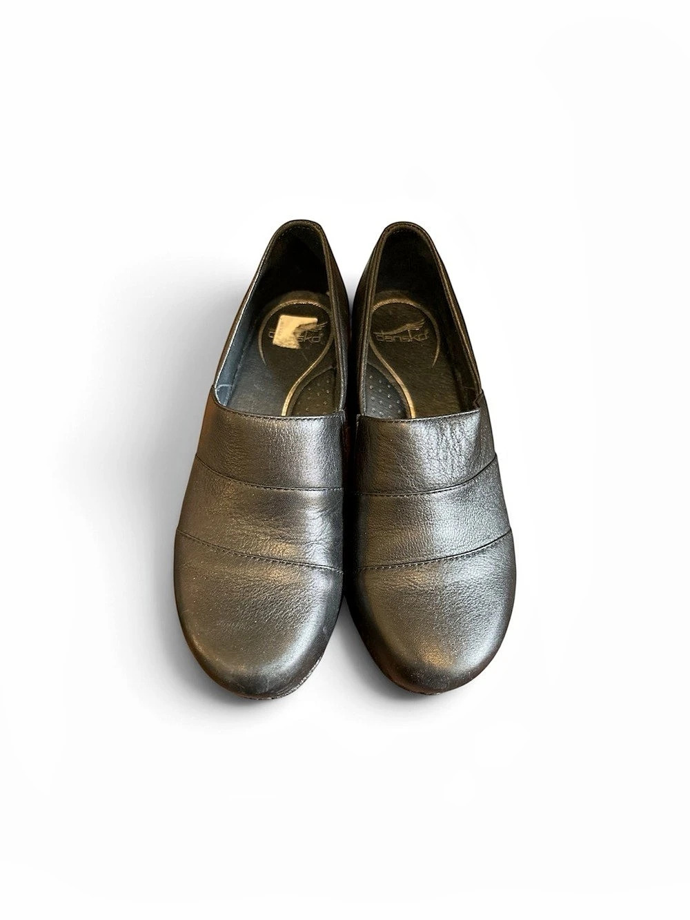 Dansko Gray Slip-On Mules